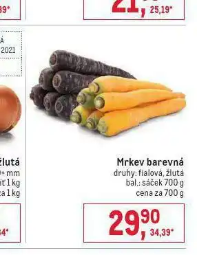 Makro Mrkev barevná nabídka