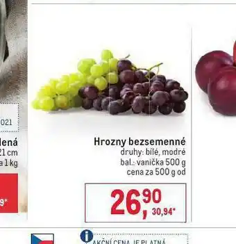 Makro Hrozny bezsemenné nabídka