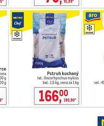 Makro Pstruh kuchaný nabídka