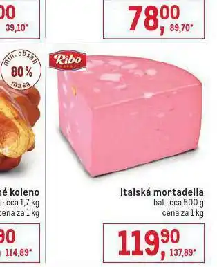 Makro Italská mortadella nabídka