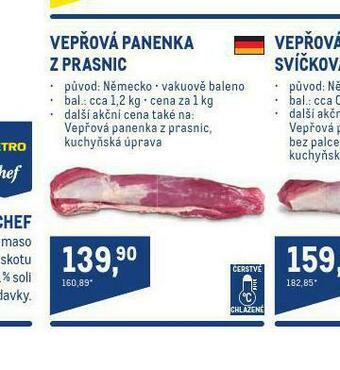 Makro Vepřová panenka z prasnic nabídka