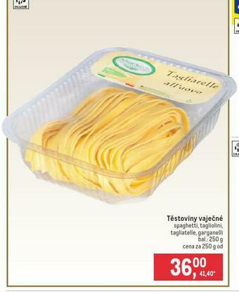 Makro Těstoviny vaječné nabídka