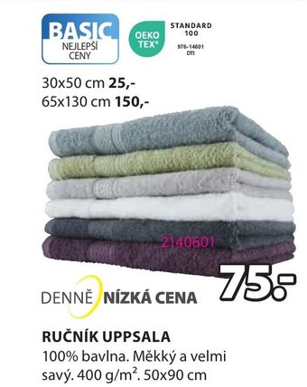 JYSK RUČNÍK UPPSALA nabídka