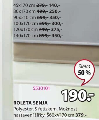 JYSK ROLETA SENJA nabídka