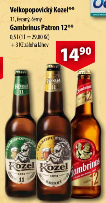 CBA Velkopopovický Kozel** nabídka