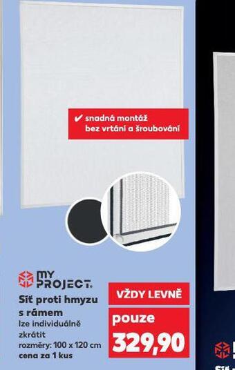 Kaufland Síť proti hmyzu s rámem nabídka