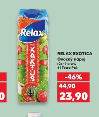 Kaufland Relax exotica ovocný nápoj nabídka