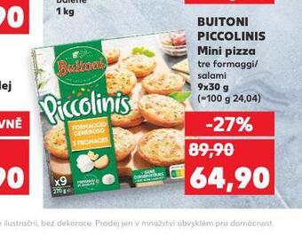 Kaufland Buitoni piccolinis mini pizza nabídka
