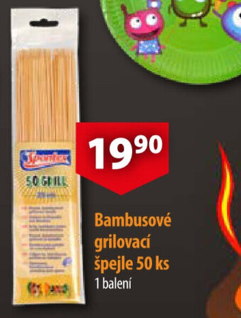 CBA Bambusové grilovací špejle 50 ks nabídka