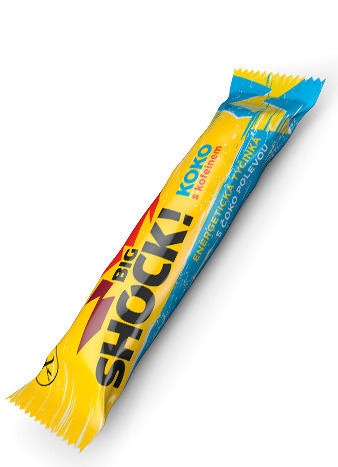 Žabka Big shock! energy energetická tyčinka, různé druhy 65g nabídka