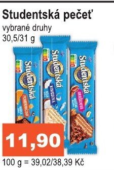 COOP DISKONT Studentská pečeť nabídka
