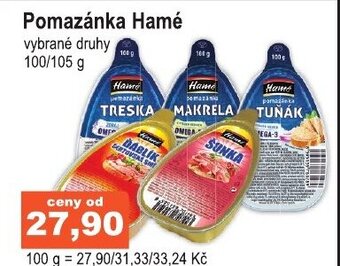 COOP DISKONT Pomazánka Hamé nabídka