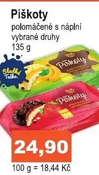 COOP DISKONT Piškoty nabídka