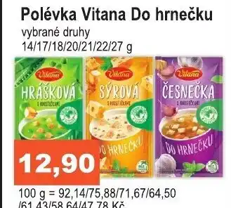 COOP DISKONT Polévka Vitana Do hrnečku nabídka
