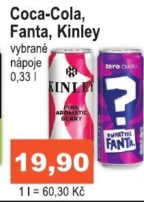COOP DISKONT Coca-Cola, Fanta, Kinley nabídka