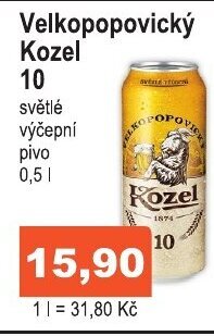 COOP DISKONT Velkopopovický Kozel 10 nabídka