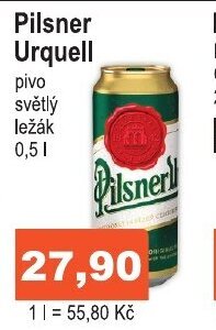 COOP DISKONT Pilsner Urquell nabídka