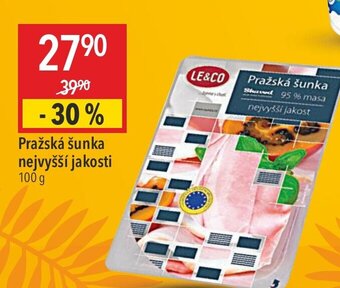 Globus Pražská šunka nejvyšší jakosti 100 g nabídka