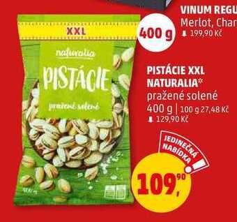 Penny Market Pistácie xxl naturalia, 400 g nabídka