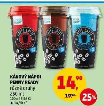 Penny Market Kávový nápoj penny ready, 250 ml nabídka