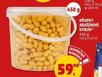 Penny Market Křupky arašídové kyblík, 450 g nabídka