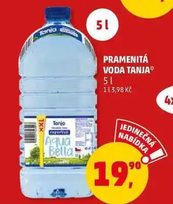 Penny Market Pramenitá voda tanja, 5 l nabídka
