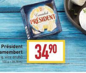Billa Président camembert nabídka