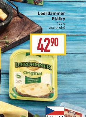 Billa Leerdammer plátky nabídka