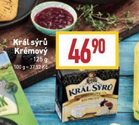Billa Král sýrů krémový nabídka