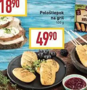 Billa Pološtiepok na gril nabídka