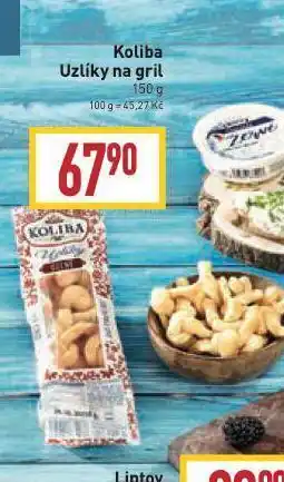 Billa Koliba uzlíky na gril nabídka