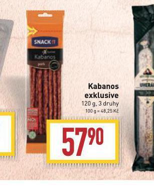 Billa Kabanos exklusive nabídka