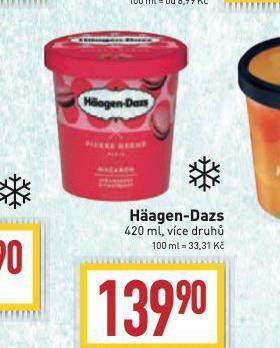 Billa Häagen dazs nabídka