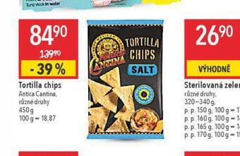 Globus Tortilla chips nabídka