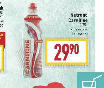 Billa Nutrend carnitine nabídka