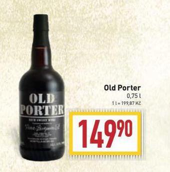 Billa Old porter nabídka