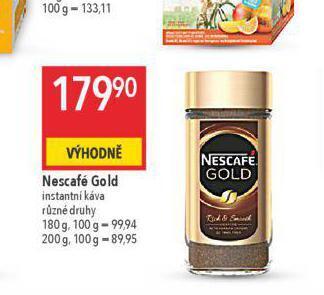 Globus Nescafé gold instantní káva nabídka