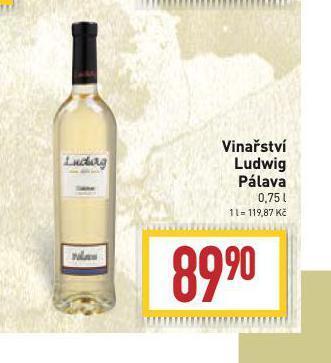 Billa Vinařství ludwig pálava nabídka