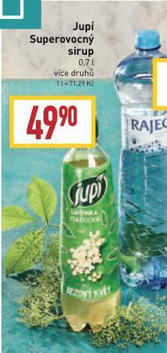Billa Jupí superovocný sirup nabídka