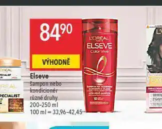 Globus Loreal elseve šampon, kondicioner nabídka