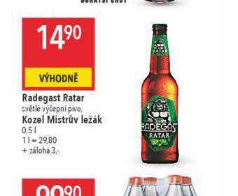 Globus Pivo radegast ratar nabídka
