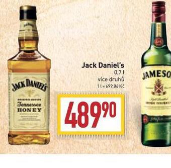 Billa Jack daniel´s nabídka
