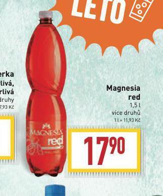 Billa Magnesia red nabídka