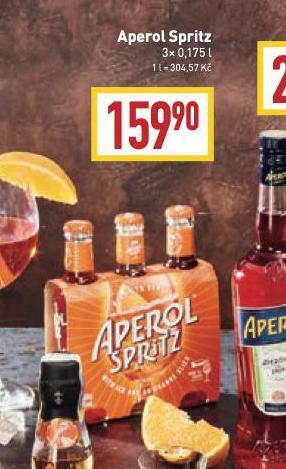 Billa Aperol spritz nabídka