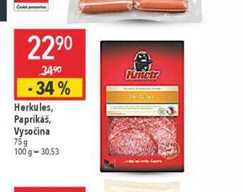 Globus Paprikáš nabídka