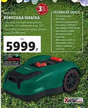 Lidl Robotická sekačka nabídka