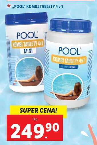 Lidl ,,pool kombi tablety 4 v 1, 1 kg nabídka
