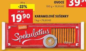 Lidl Karamelové sušenky, 250 g nabídka