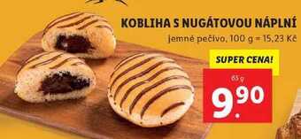 Lidl Kobliha s nugátovou náplní, 65 g nabídka