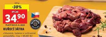 Lidl Kuřecí játra, 500 g nabídka